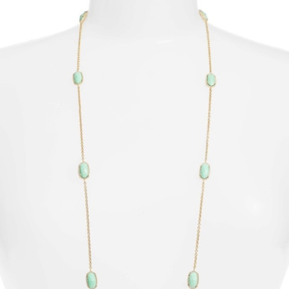 Kendra Scott Mint Green Kellie Necklace - Picture 10 of 13